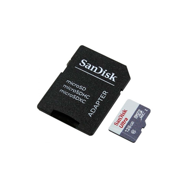 SanDisk Ultra Android 128GB 80MBs cadapt  Tarjeta microSD