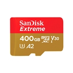SanDisk Extreme 400GB 160MBs cAdap  Soft  MicroSD