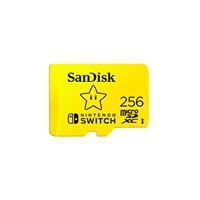 SanDisk Micro SD 256GB para Nintendo Switch Star - Memoria