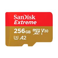 Sandisk Extreme 256GB 190MB/s c/ada UHS-I - MicroSD