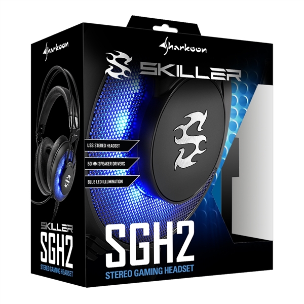 Sharkoon Skiller SGH2 negro USB  Auriculares