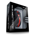 Sharkoon Force PRO USB 3200DPI Rojo  Ratón