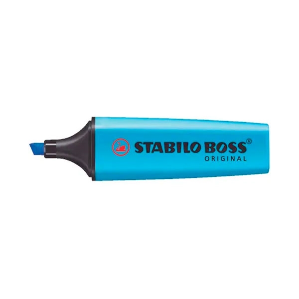 Marcador Fluorescente Stabilo Boss color Azul