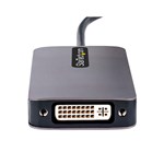 StarTechcom Adaptador de Vídeo USBC HDMIVGADVI 4K 60Hz Aluminio