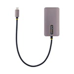 StarTechcom Adaptador de Vídeo USBC HDMIVGADVI 4K 60Hz Aluminio
