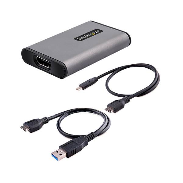StarTechcom Capturadora Externa USB a HDMI Streaming UVC 4K 30Hz Win Mac