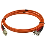 StarTechcom Fibra Óptica OM2 Dúplex LCST 2m  Cable