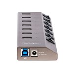 StarTechcom Hub Concentrador USBC de 7 Puertos con Interruptores
