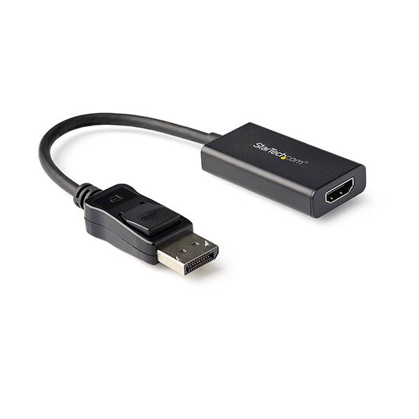 StarTechcom Adaptador DisplayPort a HDMI con HDR  4K 60Hz  Negro