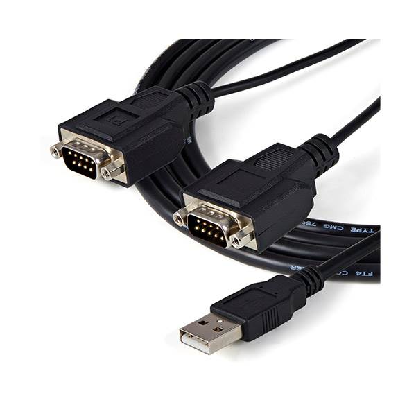 StarTechcom Cable Adaptador FTDI USB a Serie de 2 Puertos
