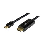 StarTechcom Cable Conversor UltraHD 4K Mini DisplayPort a HDMI 2m Negro
