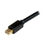 StarTechcom Cable Conversor UltraHD 4K Mini DisplayPort a HDMI 2m Negro
