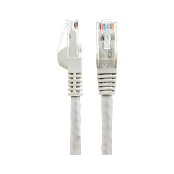 StarTechcom Cable de Red Ethernet CAT6 UTP  sin Enganches  Gris  50cm