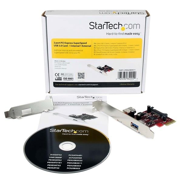 Startech PCIE USB 30 X 2 uno interno  Controladora