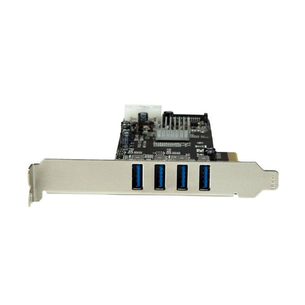 Startech PCIE 4 x USB 30 UASP con alimentación  Adaptador