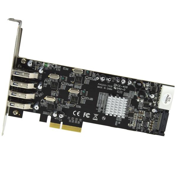 Startech PCIE 4 USB 30 UASP  Adaptador
