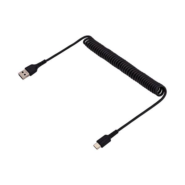 StarTechcom Cable 1m de Carga USB A a USB C USB Tipo C Rizado USB 20