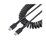 StarTechcom Cable de 1m de Carga USB C USB Tipo C Rizado USB 20