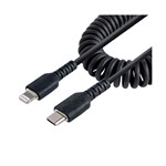 StarTechcom Cable 50cm USBC a Lightning Rizado MFi USB Tipo C de iPhone