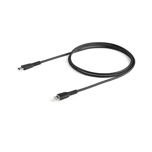 StarTechcom Cable USBC a Lightning Resistente de 1 m  de Color Negro