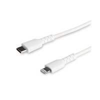 StarTechcom Cable USBC a Lightning Resistente de 1 m  de Color Blanco