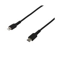 StarTechcom Cable USBC a Lightning Resistente de 2 m  de Color Negro