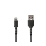 StarTechcom Cable USBA a Lightning Resistente de 1 m  Color Negro