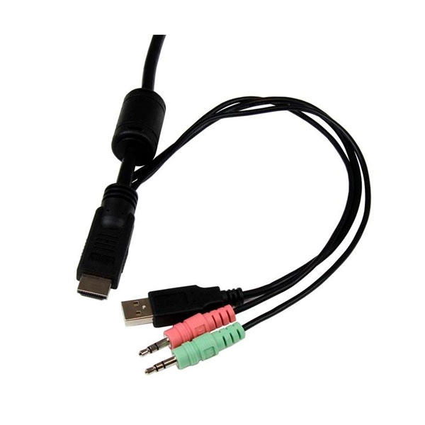 StarTech Switch KVM 2 puertos HDMI USB Audio  Conmutador