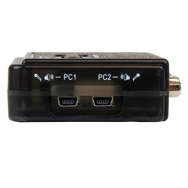 StarTech conmutador KVM de 2 puertos VGA con audio  KVM