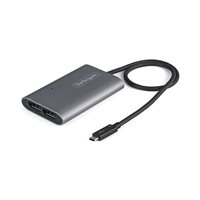 StarTechcom Adaptador de Vídeo Thunderbolt 3 a 2 Monitores DisplayPort