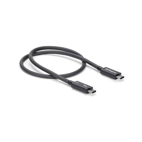 StarTechcom Cable 05m Thunderbolt 3 USBC 40Gbps Compatible USB