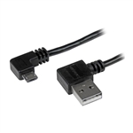 StarTechcom Micro USB Acodado a USB Acodado 1m  Cable
