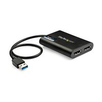 StarTechcom Adaptador Gráfico Externo USB 30 a DisplayPort Doble 4K60