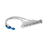 StarTechcom 4 puertos USB 20  Adaptador