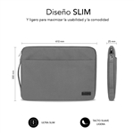 Subblim Urban para portátiles hasta 156 Grey  Funda