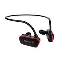 Sunstech Argos sumergible MP3 8GB negro rojo  Auriculares