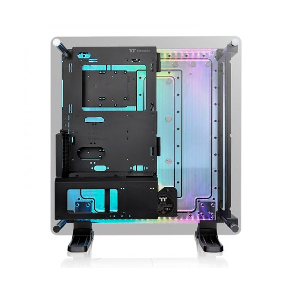 Thermaltake DistroCase 350P Open Frame Mid Tower Tempered Glass PC Gaming Case  Caja