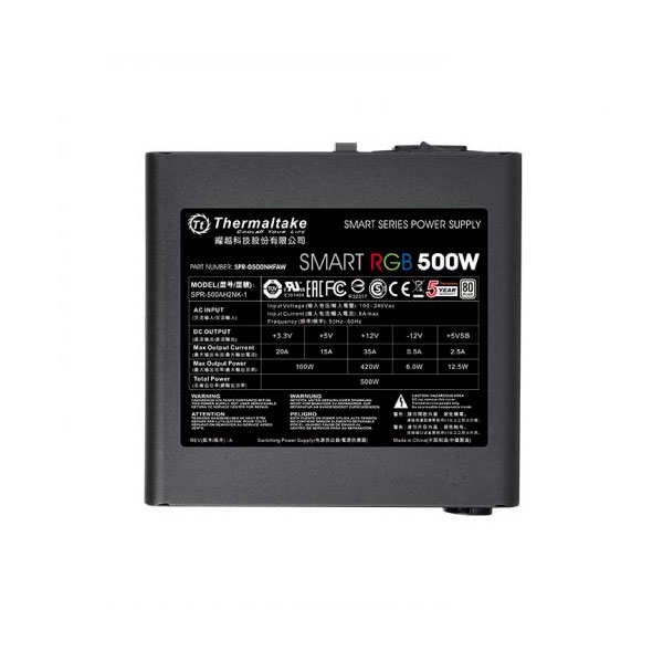 Thermaltake Smart 500W RGB 80 White  FA
