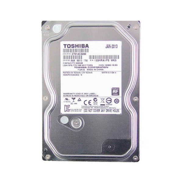 Toshiba 500GB 35 7200RPM  Disco Duro