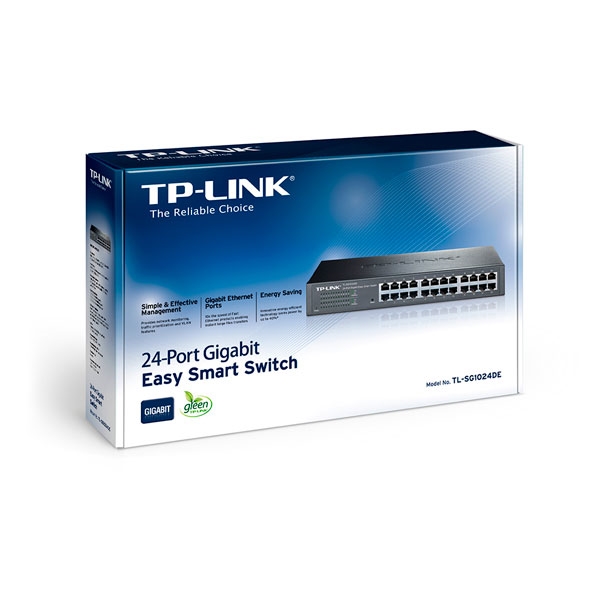 TPLink TLSG1024DE 24 Puertos GBLan VLAN QoS IGMP  Switch