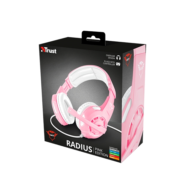 Trust GXT 310P Radius Gaming Rosa  Auricular