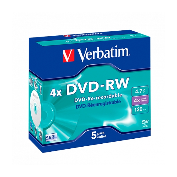 Verbatim DVD-RW 4.7GB - DVD | LIFE Informàtica