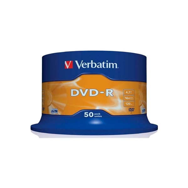 Verbatim DVDR 16x Advanced AZO Bobina 50u 47GB DVD