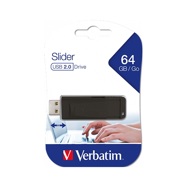 Verbatim Store 039039n039039 Go Slider 64GB  Pendrive