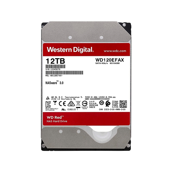 WD Red 12TB 256MB 35  Disco Duro
