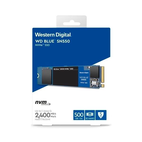 WD Blue SN550 M2 NVMe 500GB  Disco Duro SSD