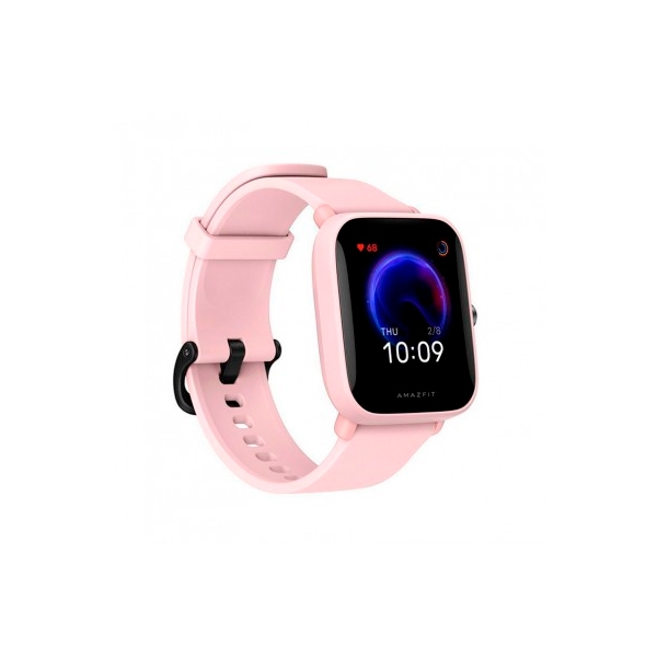 Reloj Smartwatch Amazfit Bip U Pro rosado.