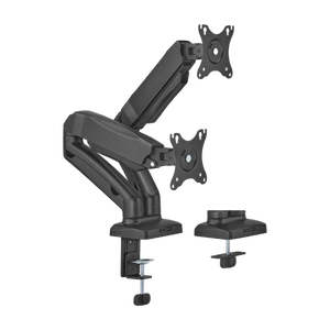 Aisens DT32TSR221 Black  hasta 9kg por brazo  contrapeso giratorio e inclinable  Soporte Profesional para 2 monitores
