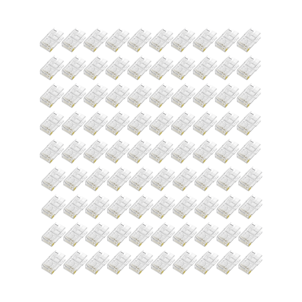 Aisens 100 unidades Conector RJ45 CAT6 CAT5E CAT5 tipo 8p8c UTP AWG24 A1390657 Aisens 100 unidades Conector RJ45 CAT6 CAT5E CAT5 tipo 8p8c UTP AWG24 A1390657