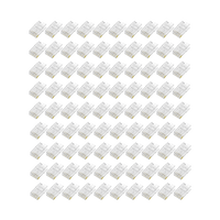 Aisens 100 unidades Conector RJ45 CAT6 CAT5E CAT5 tipo 8p8c UTP AWG24 A1390657 Aisens 100 unidades Conector RJ45 CAT6 CAT5E CAT5 tipo 8p8c UTP AWG24 A1390657